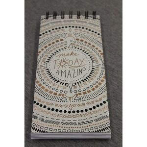Custom Tall Jotters White Tribal "Make Today Amazing" 6PC Set Spiral Notebooks